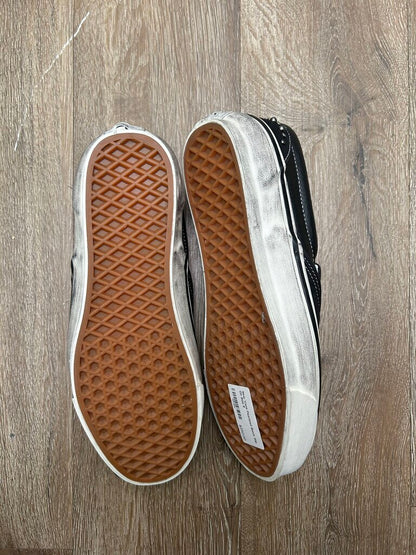 New Vans Pearlized Black Slip On Size 9