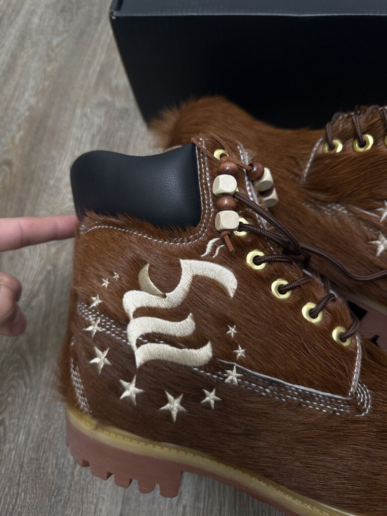 New Sicko Mohair Brown Boots Size 46