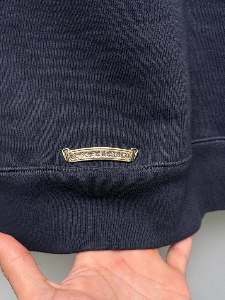 Preowned Chrome Heart Blue Red Paper Jam Hoodie size L