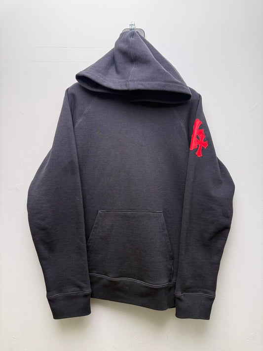 Preowned Chrome Heart Blue Red Paper Jam Hoodie size L