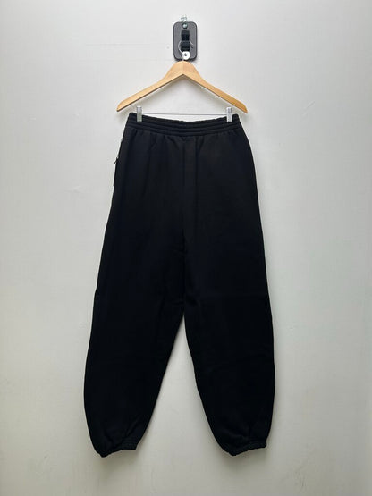 New Gv Gallery Raspberry Spellout Sweatpants Black Sz.Small