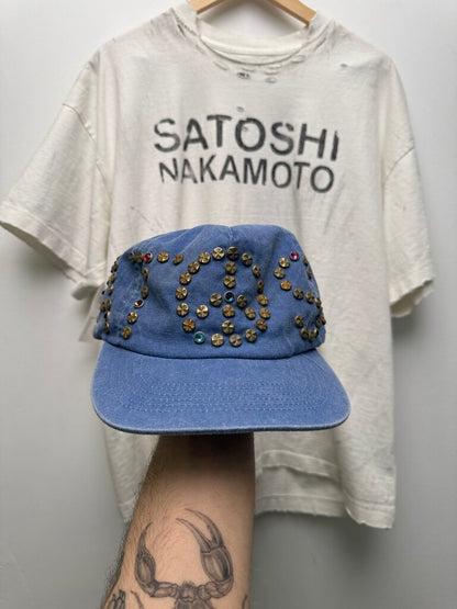 New Satoshi studded Blue Hat