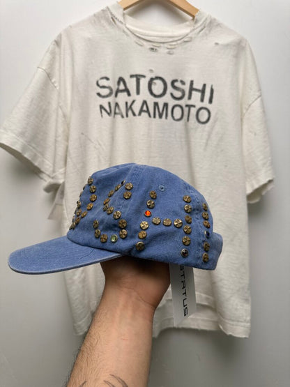 New Satoshi studded Blue Hat