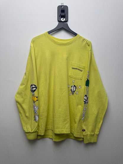 Preowned Chrome Heart Matty Lime L/S size 2XL