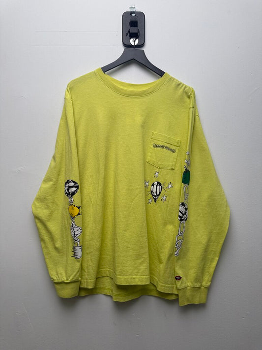Preowned Chrome Heart Matty Lime L/S size 2XL