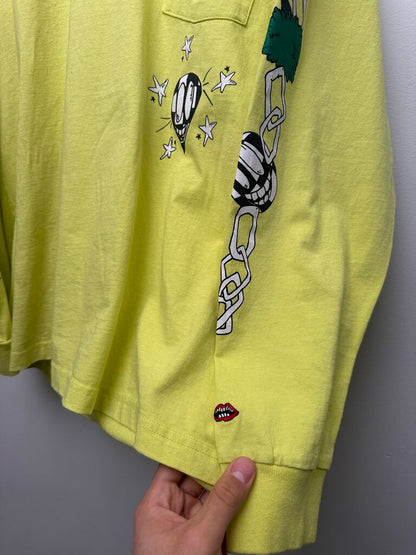 Preowned Chrome Heart Matty Lime L/S size 2XL