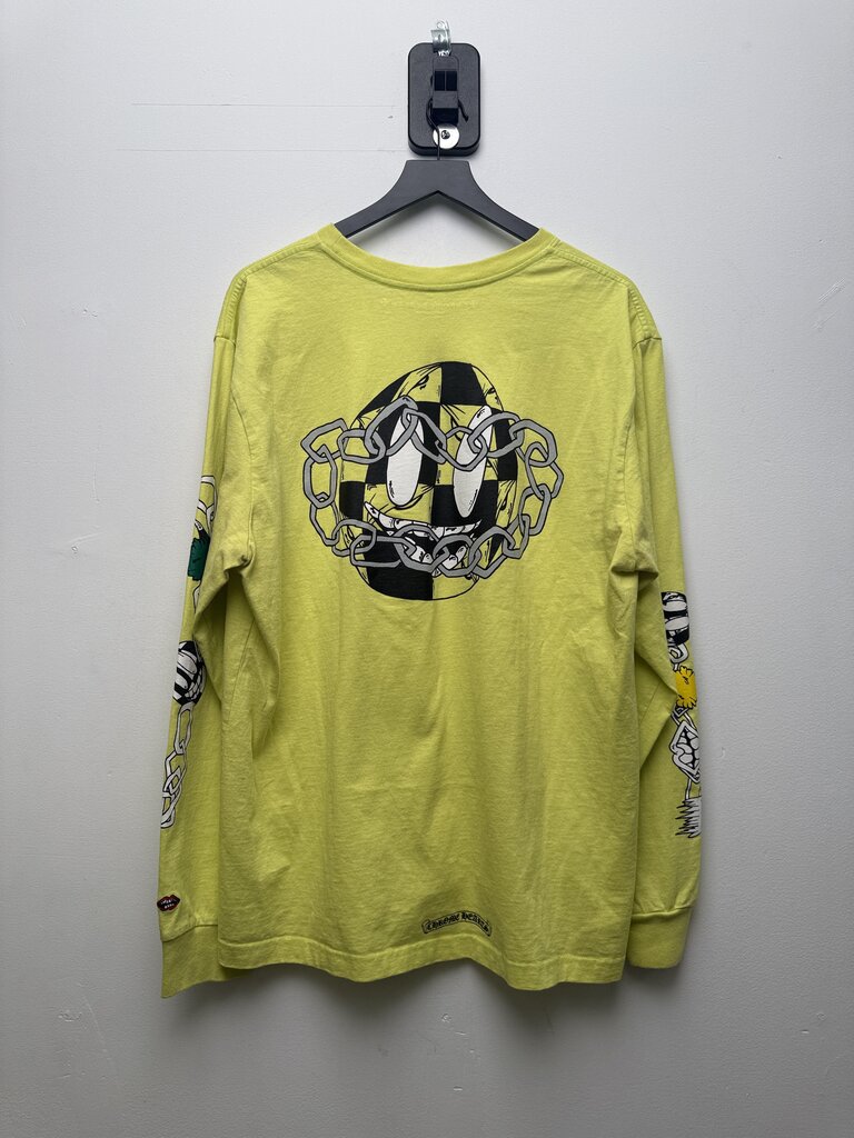 Preowned Chrome Heart Matty Lime L/S size 2XL