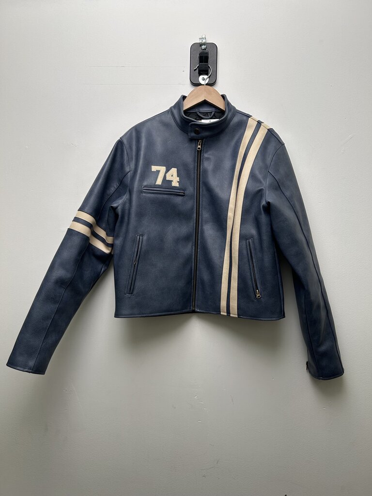 Preowned 74 Is War Racer Blue Jacket sz.M
