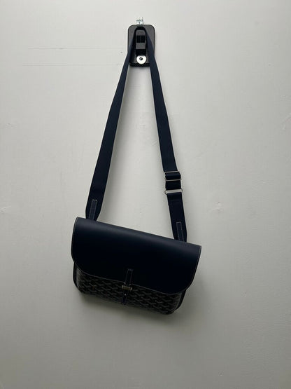New Goyard Coursier Messenger Navy Bag