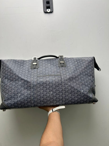 Preowned Goyard Grey Boeing 55