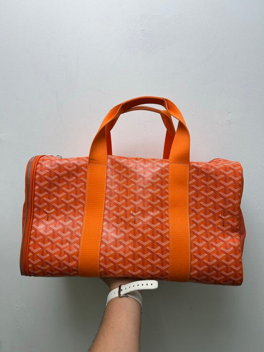 Preowned Goyard Orange Voltiguer Pet Bag