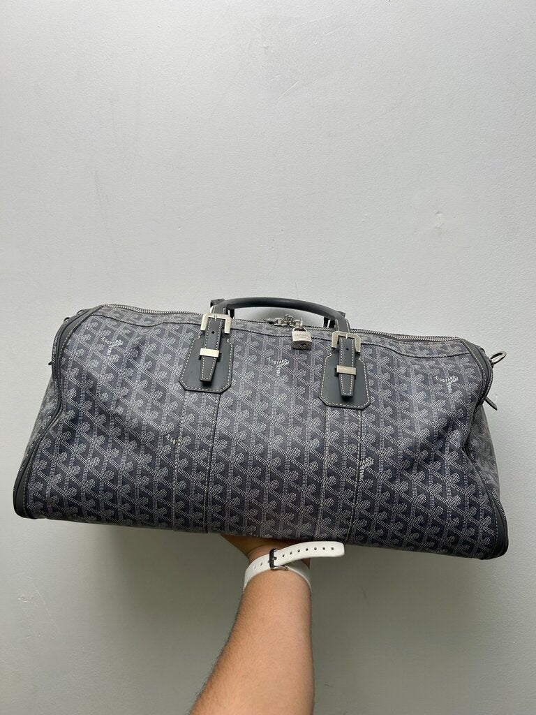 Preowned Goyard Boston Grey 45