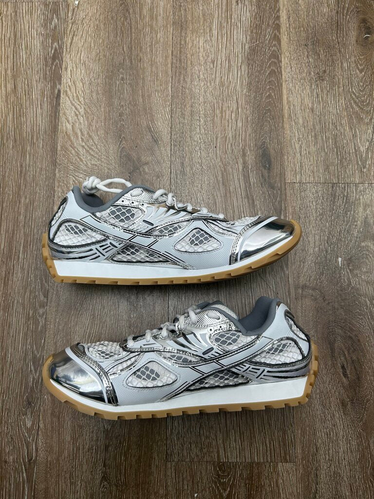 New Bottega Orbit White Silver Size 43