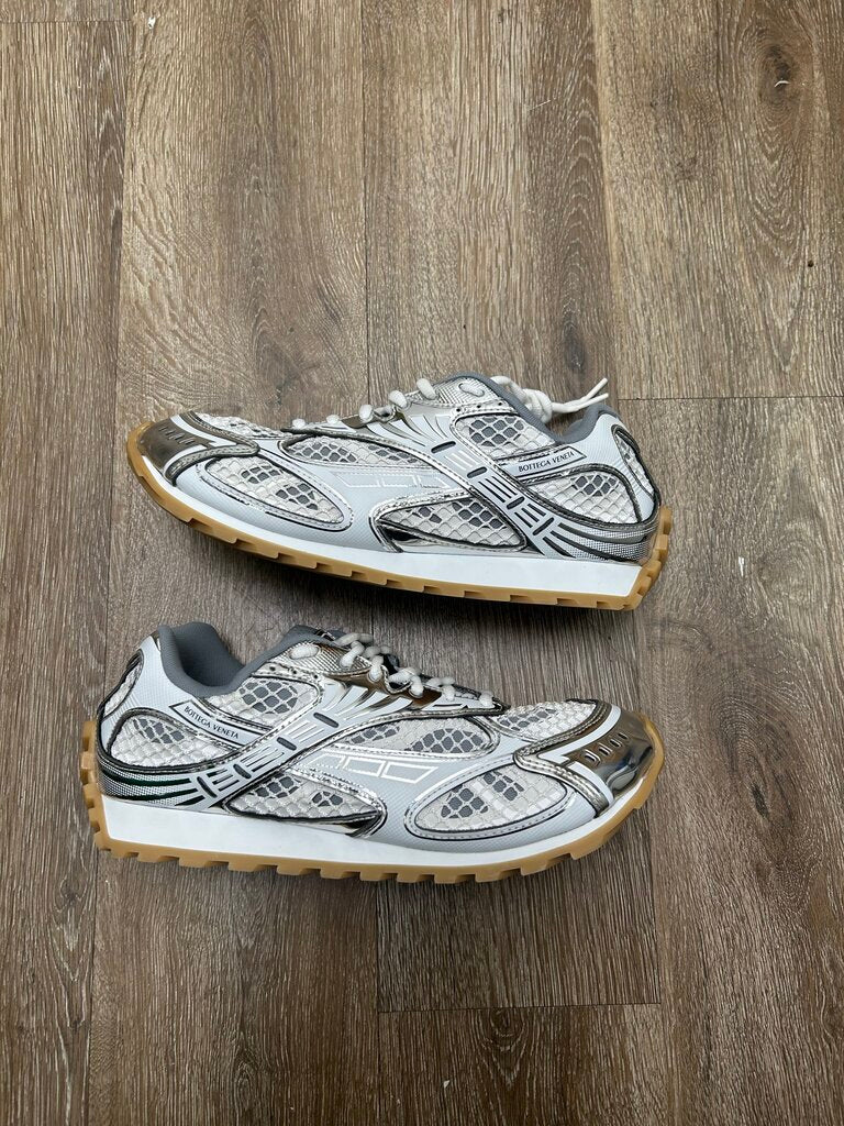 New Bottega Orbit White Silver Size 43