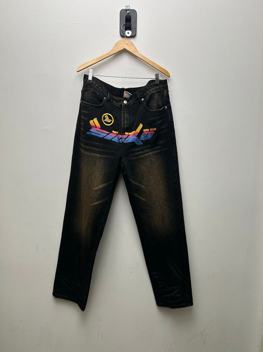 New Sicko Black Denim Size 36