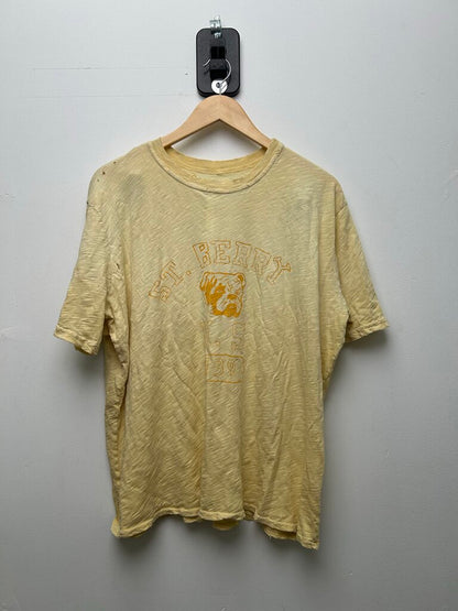 New GV Gallery Yellow St. Berry Tee size XL