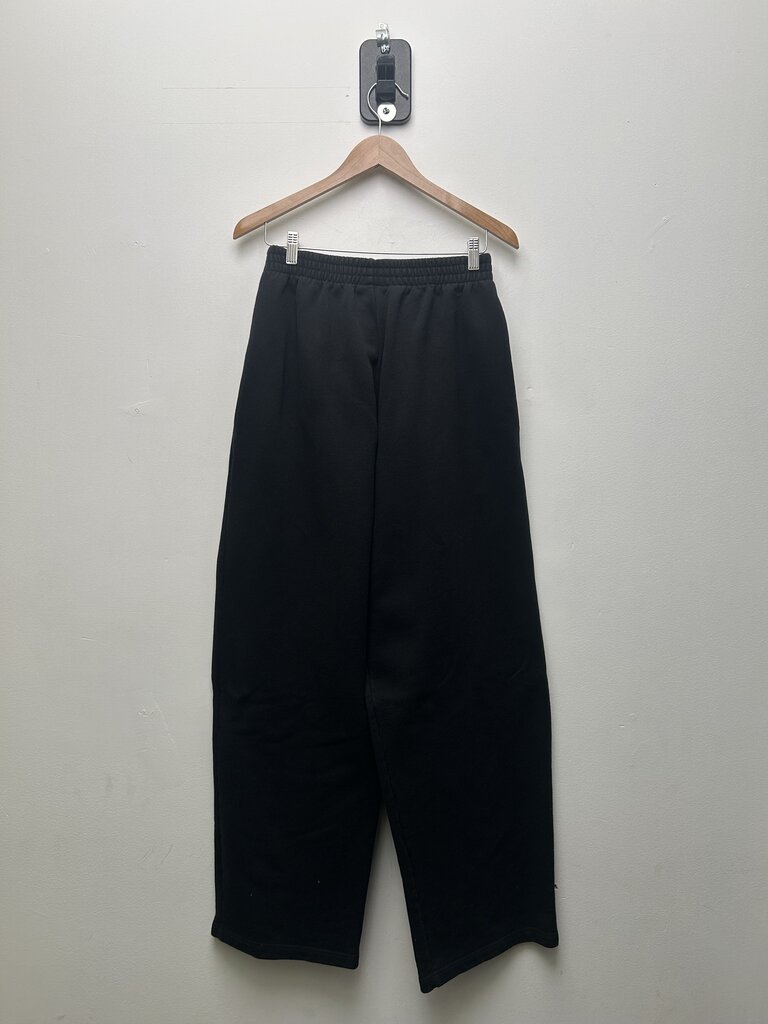 Preowned Balenciaga Black MULTI Logo Sweatpants Size XS
