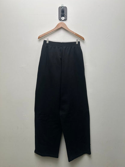 Preowned Balenciaga Black MULTI Logo Sweatpants Size XS