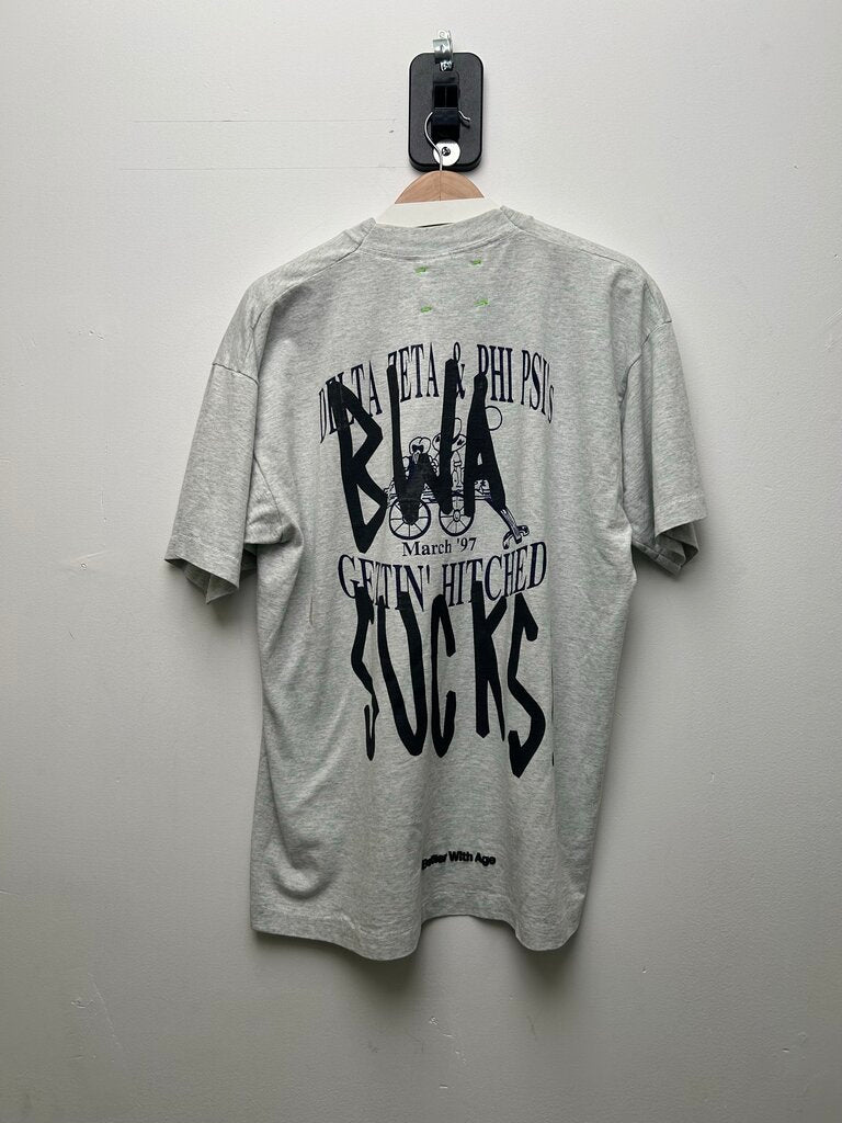 New Better With Age Beavis Grey Tee Size XL