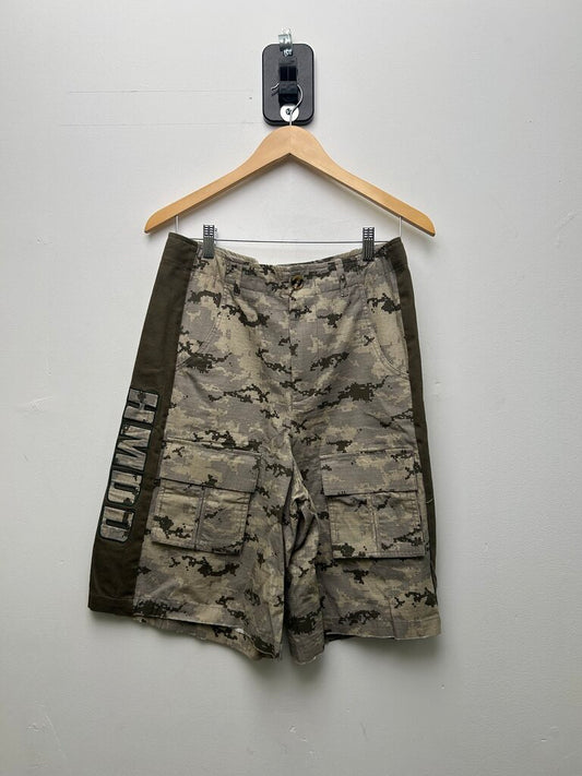 Ne HMDD Camo 3/4 Cargo Shorts Size Small