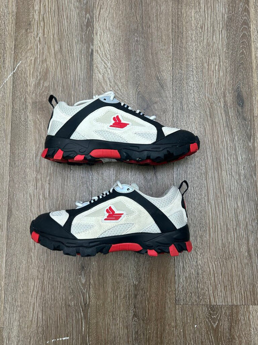 Preowned Sicko Hiking Sneaker White Red Sz 5