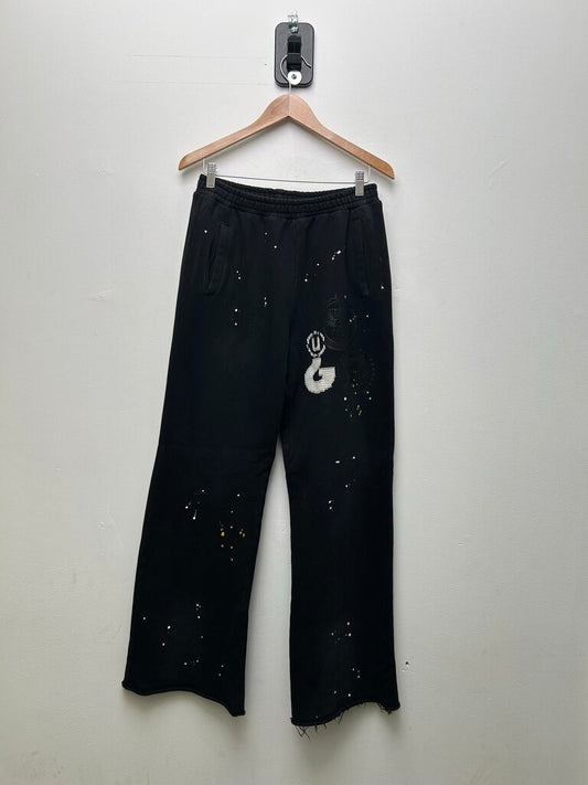 Preowned Greedy Unit Black Flare Sweatpants size L