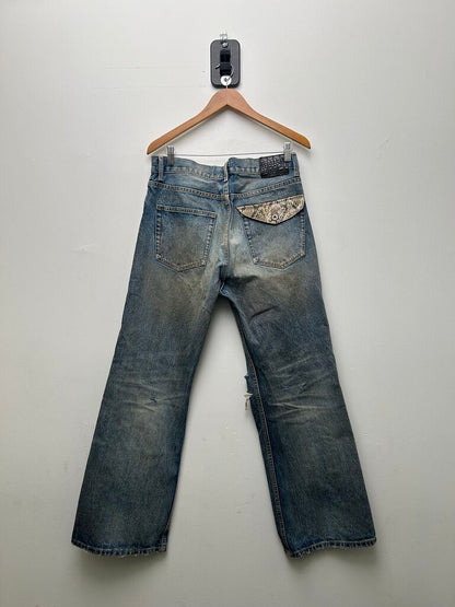 The Butchers Riot Lightwash Denim Size Medium