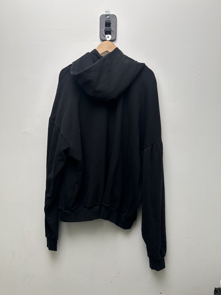 Preowned Balenciaga Black Blue Sports Apparel Hoodie Size 3
