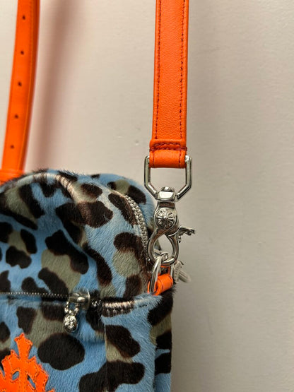 Chrome Hearts Leopard Blue Patch Mini Side Bag