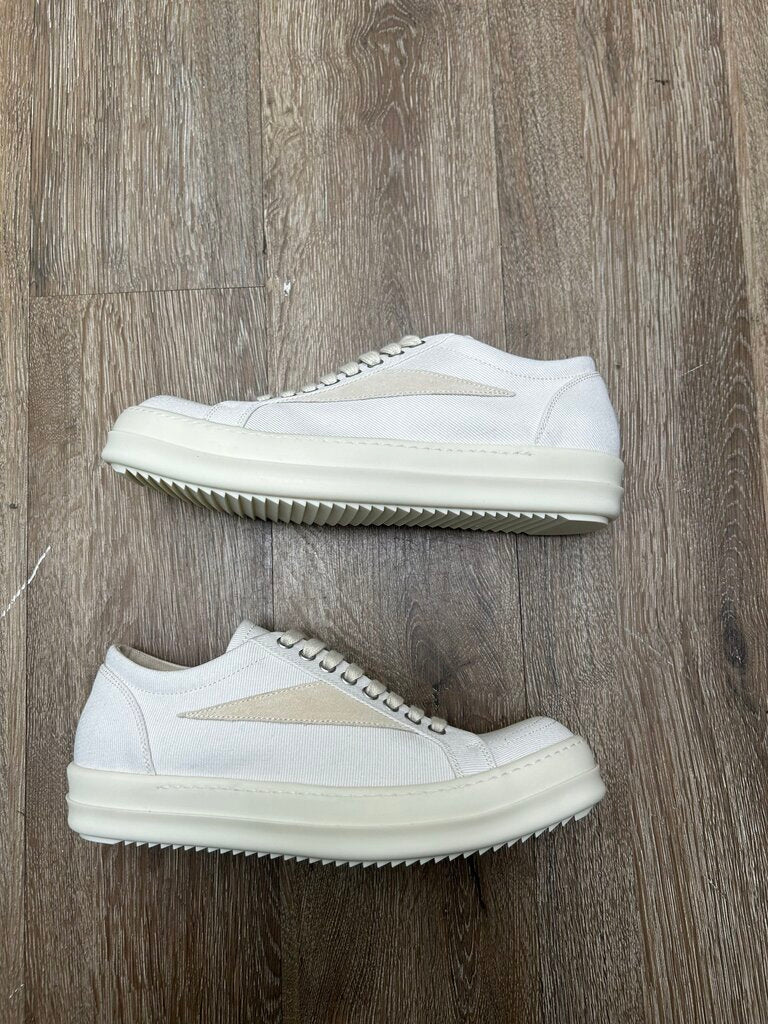 New Rick Owens DRKSHDW Cream Cream Vans size 42