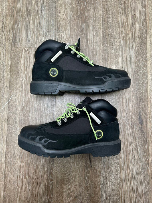 Preowned Timberland Loso Black Green size 9