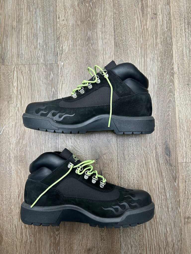 Preowned Timberland Loso Black Green size 9