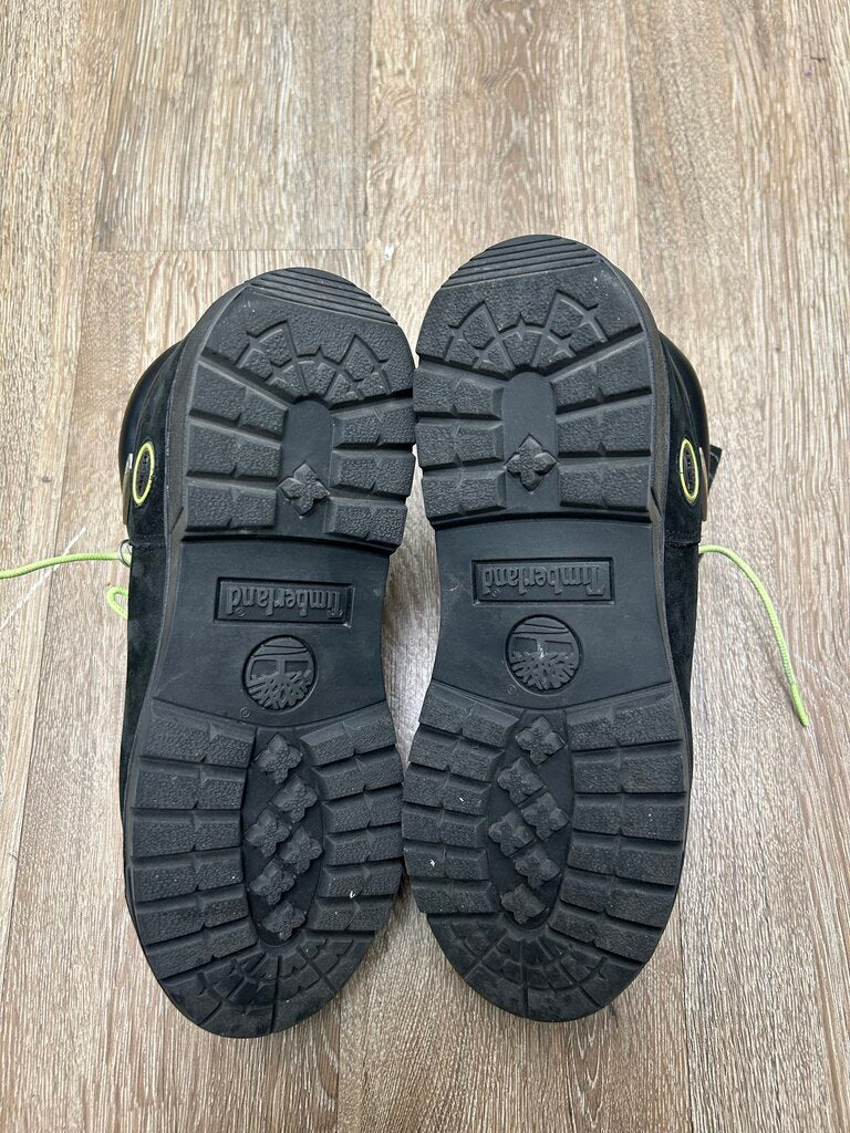 Preowned Timberland Loso Black Green size 9