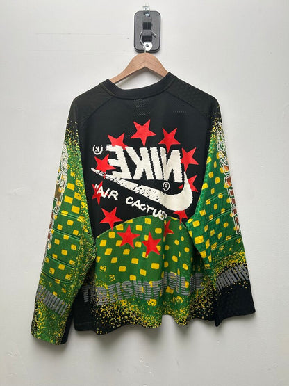 New CPFM Nike Green Black Yellow Jersey L/S size M