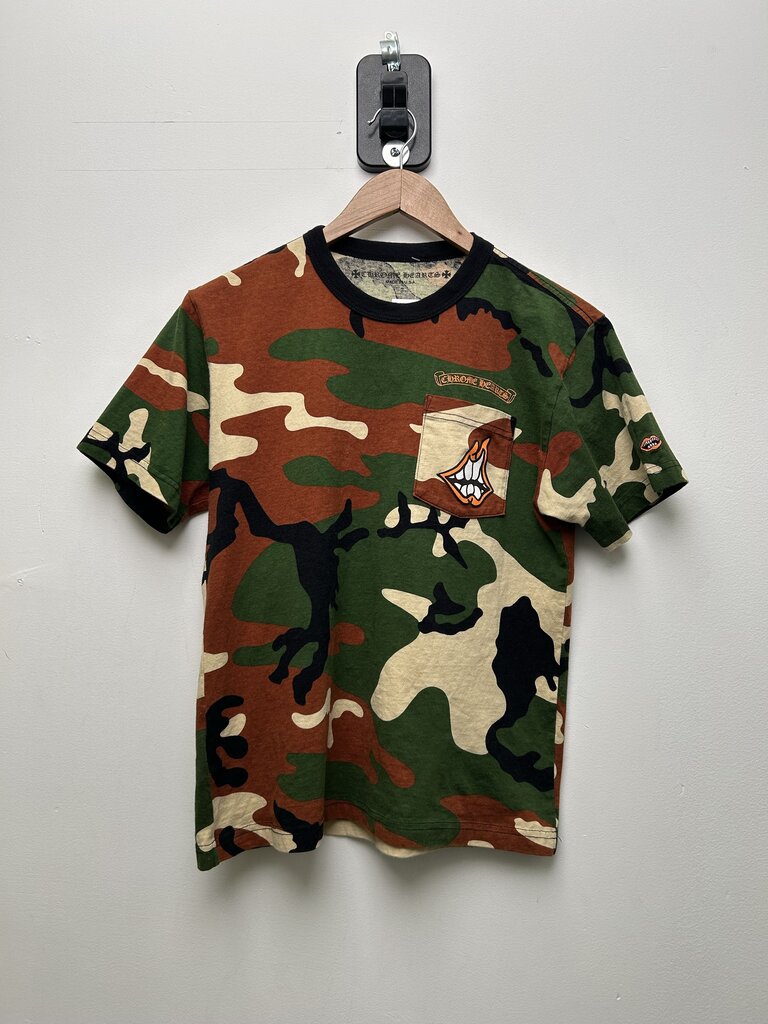 Preowned Chrome Hearts Camo Matty Tee Size Small
