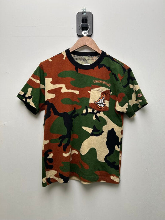 Preowned Chrome Hearts Camo Matty Tee Size Small