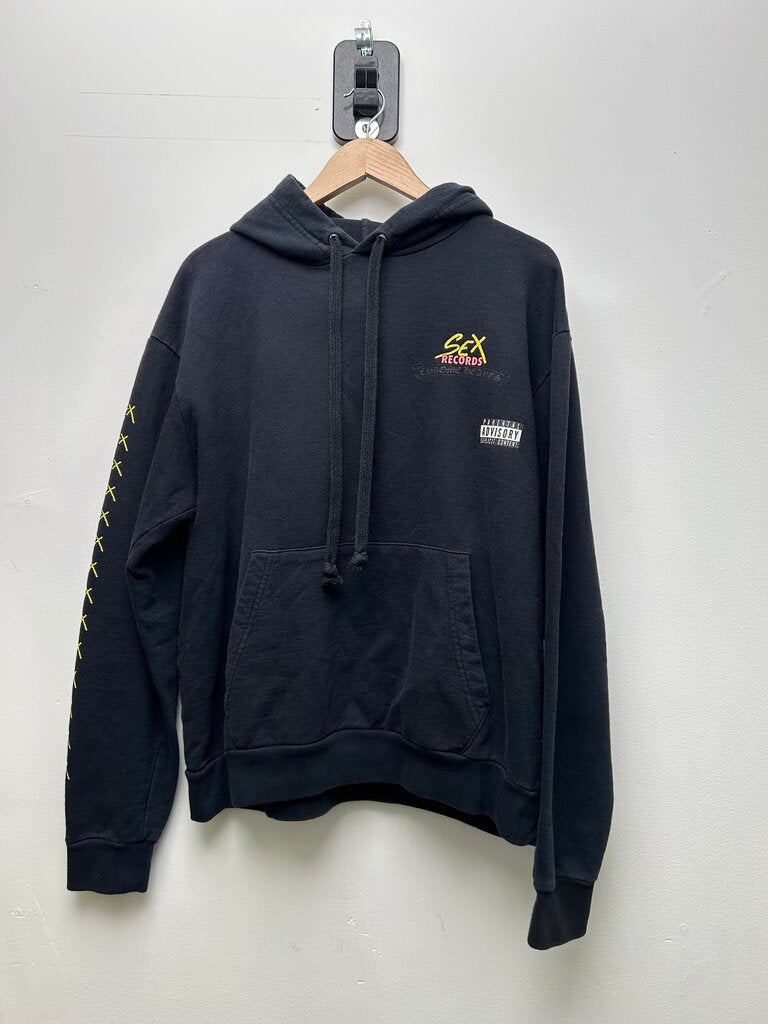 Preowned Chrome Hearts Matty Sex Records Stark Hoodie Size Medium
