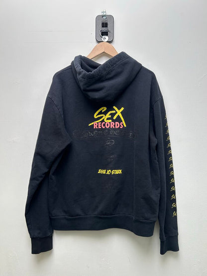 Preowned Chrome Hearts Matty Sex Records Stark Hoodie Size Medium