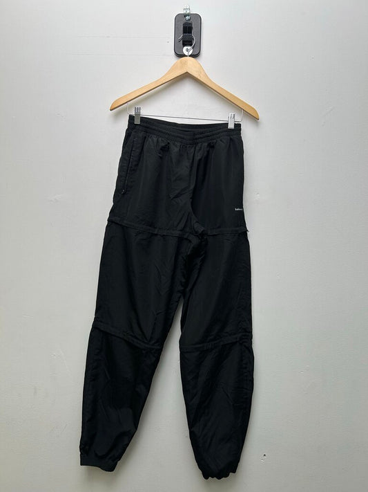 Preowned Balenciaga Black Nylon Pants Size Small