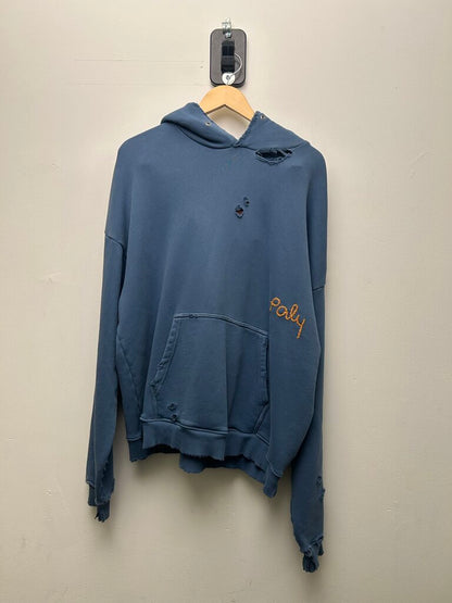 New Paly Hollywood Blank Hooded Sweatshirt Navy Sz. M/L