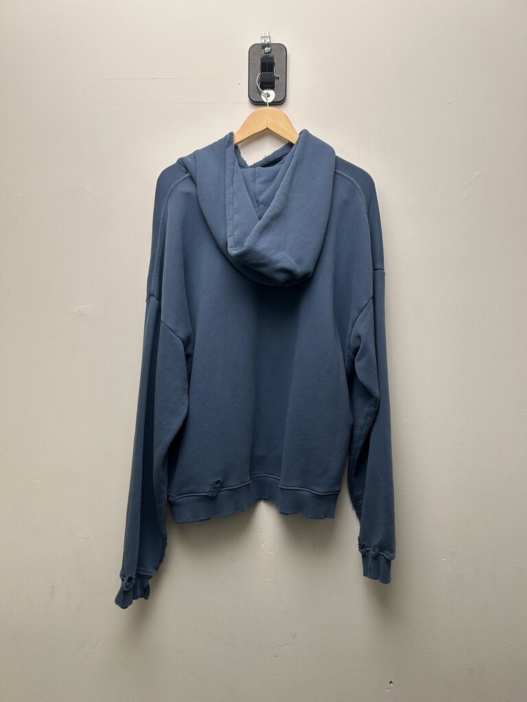 New Paly Hollywood Blank Hooded Sweatshirt Navy Sz. M/L