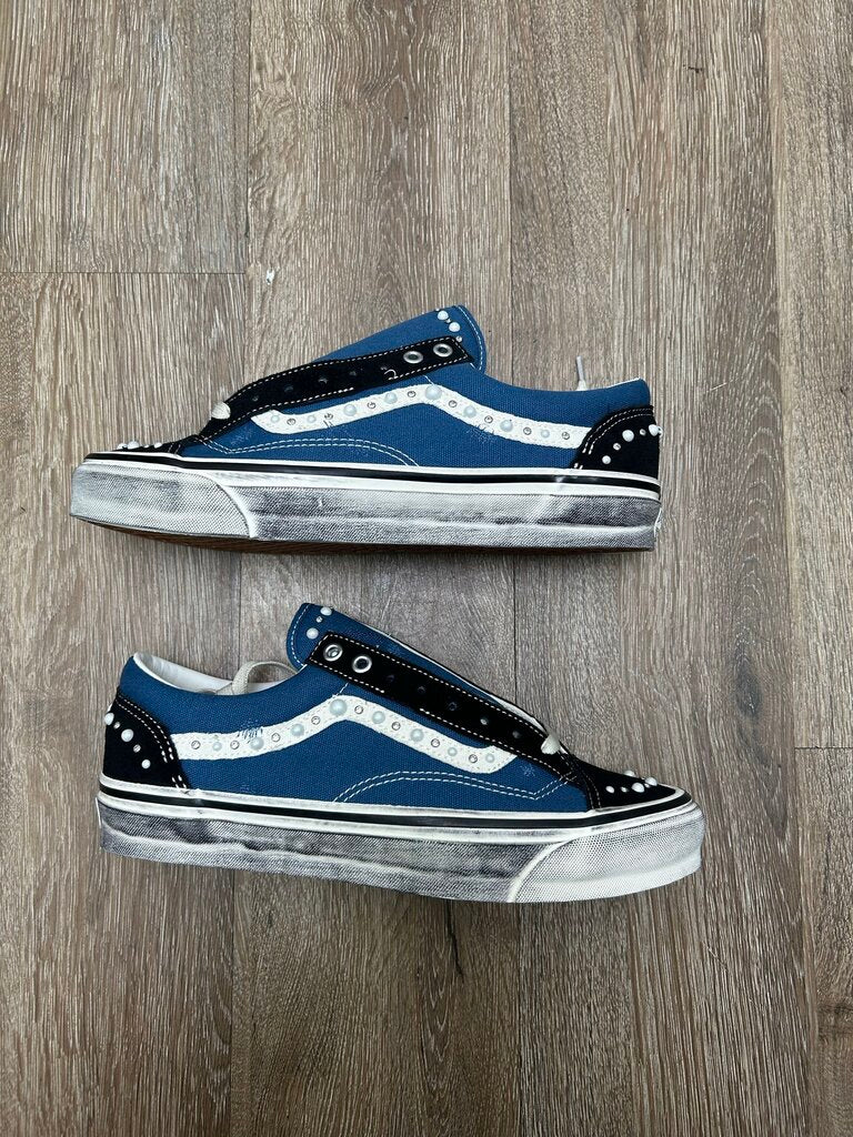 New Vans Blue Pearlized Size 7.5