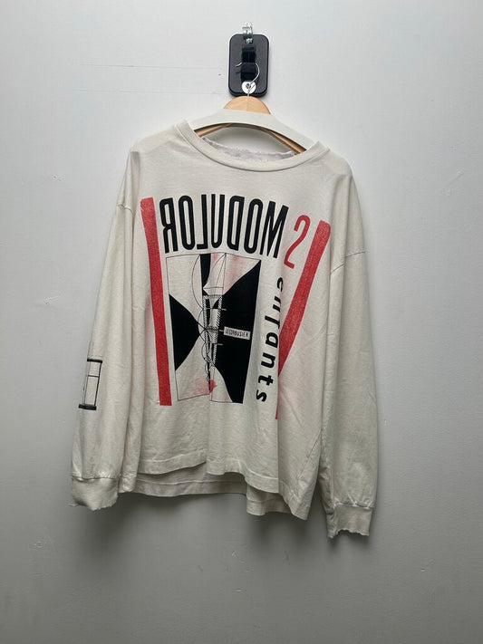 New ERD Modular Longsleeve Cream Red sz.XL