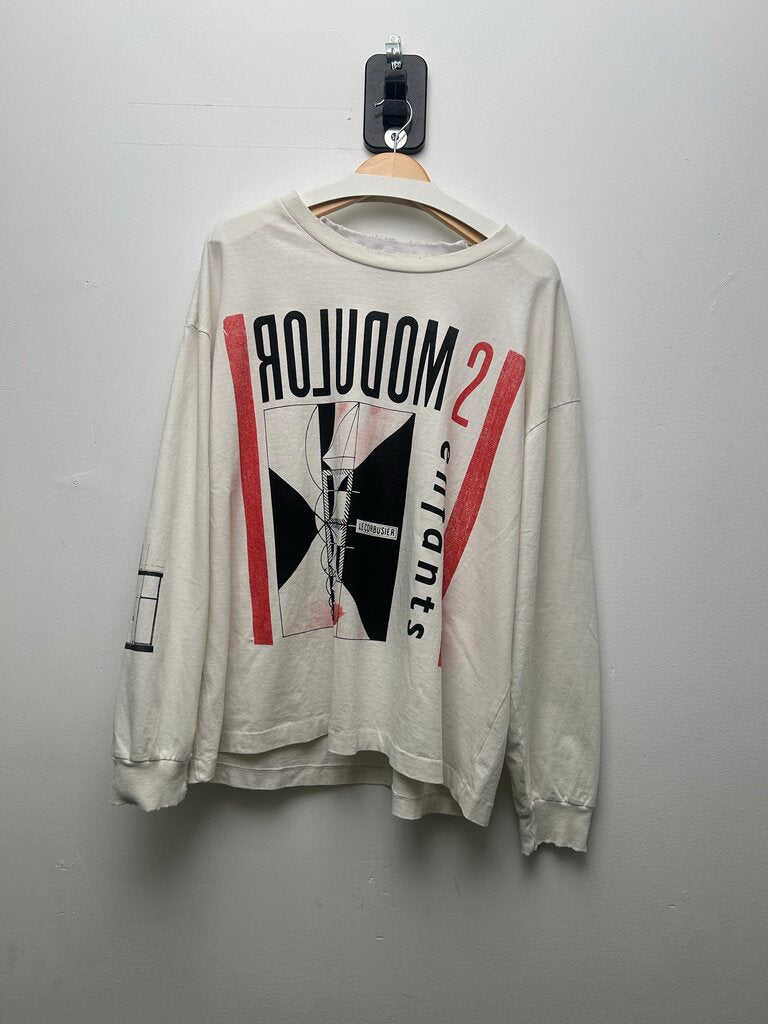 New ERD Modular Longsleeve Cream Red sz.L