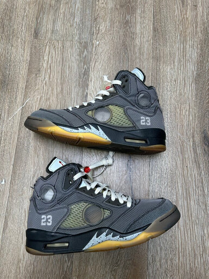 Preowned Jordan 5 Off White Muslin Size 9.5