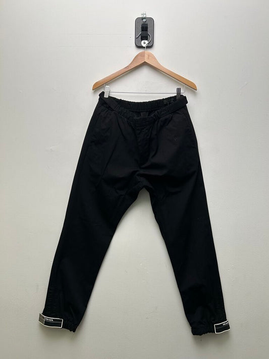 Preowned Prada Black Cargo Pants Size 52