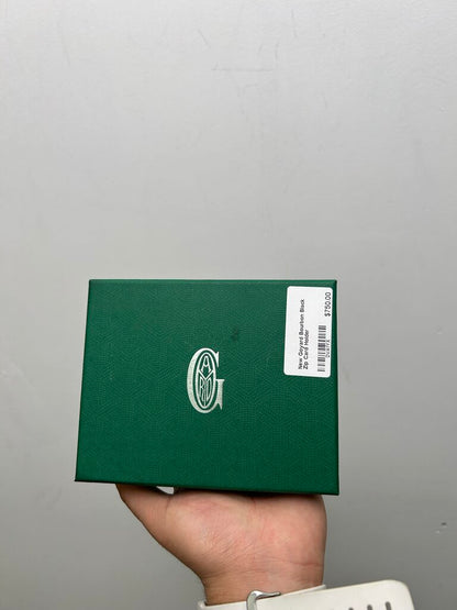 New Goyard Bourbon Black Zip Card Holder