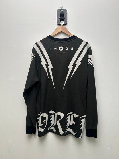 New Supreme Fox Black Long Sleeve Size Medium