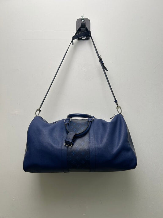 Preowned Louis Vuitton Blue Monogram Keepall