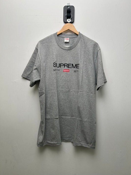 New Supreme Established NYC Grey Tee Size Large